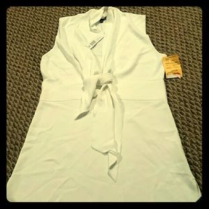 Cream knit top